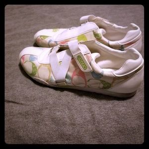 Multicolored Coach shoes sz 9 women's